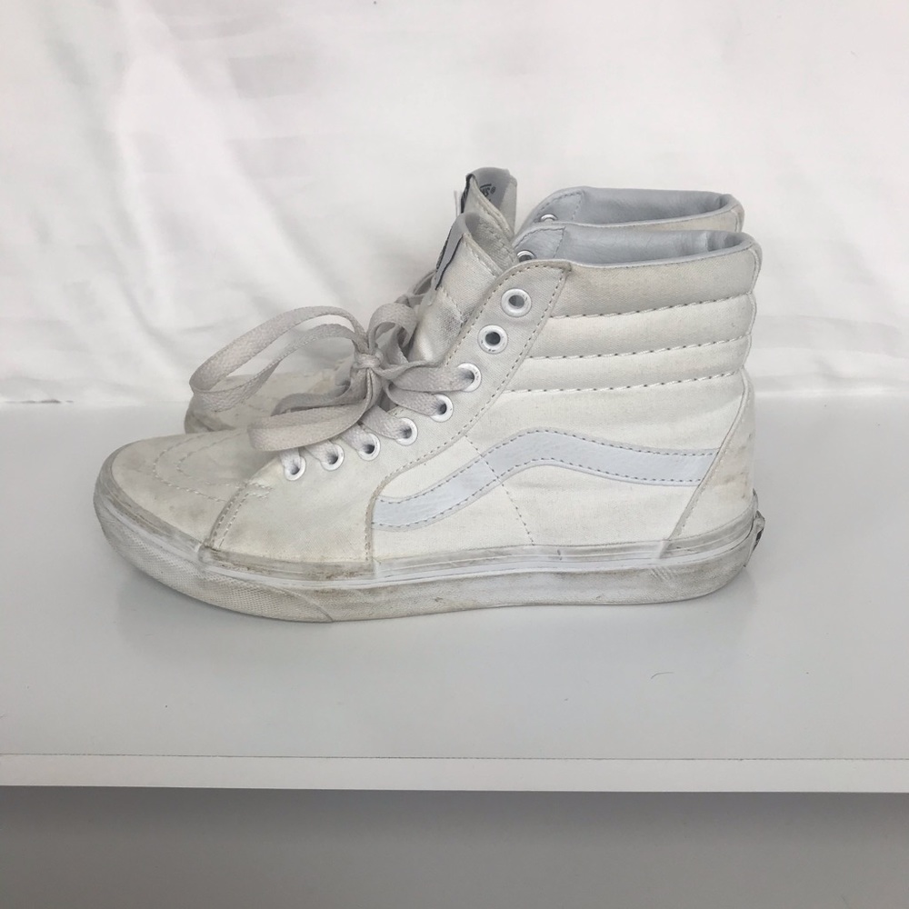 White high top vans